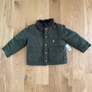Toddler waxed barn jacket